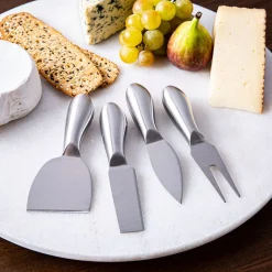 KSP Gleam Mini Cheese Knife Combo - Set of 4 (Stainless Steel)