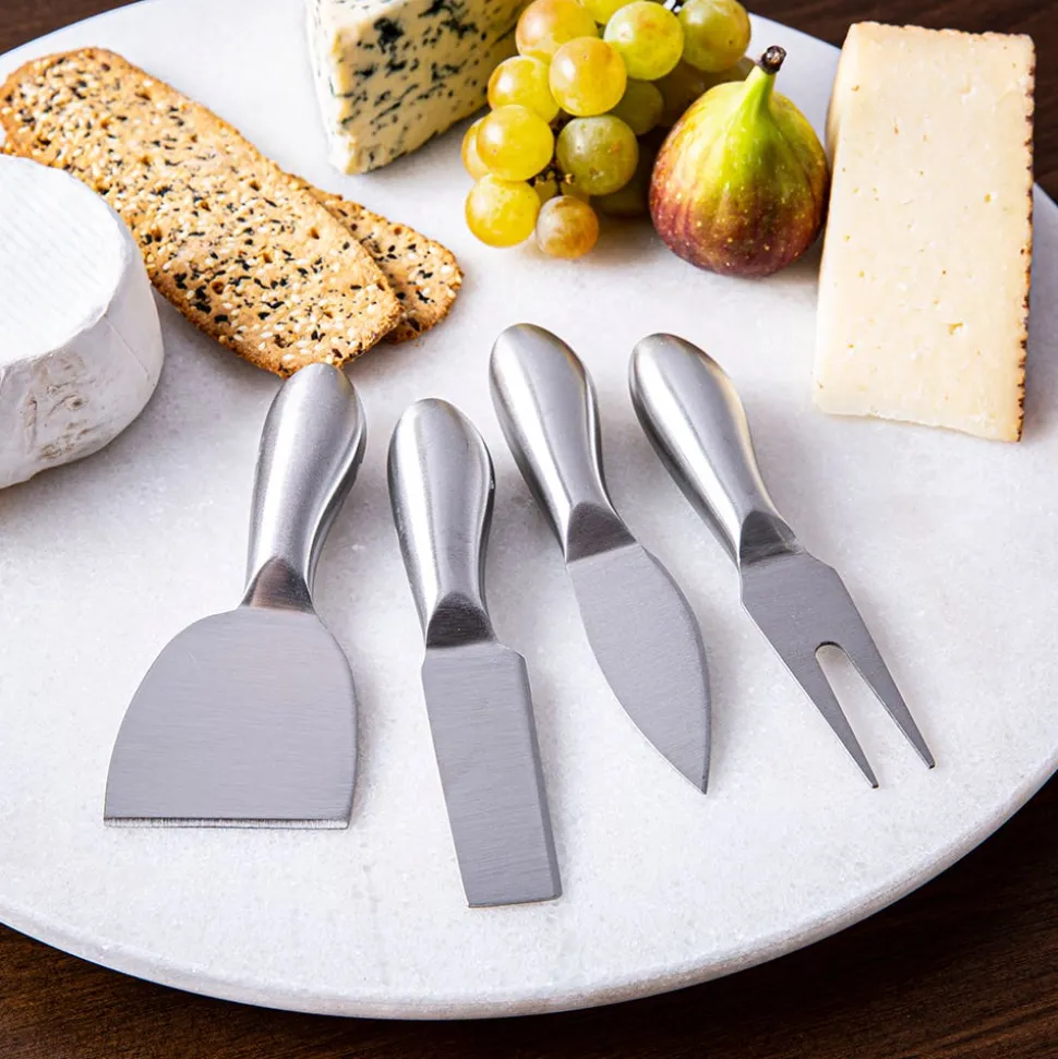 KSP Gleam Mini Cheese Knife Combo - Set of 4 (Stainless Steel)