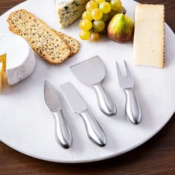 KSP Gleam Mini Cheese Knife Combo - Set of 4 (Stainless Steel)