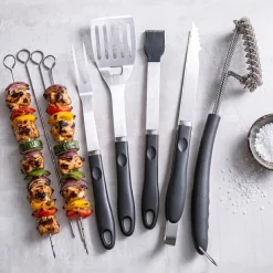 KSP Gourmet BBQ Tools with Zippered Case - Set of 10