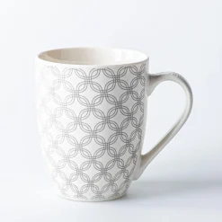 KSP Graphic 'Echo' Bullet Mug (White/Silver)