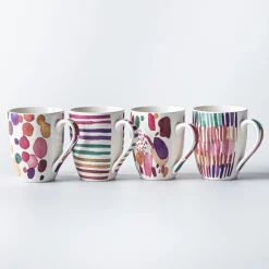 KSP Graphic 'Hue' Mug - Set of 4