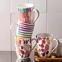 KSP Graphic 'Hue' Mug - Set of 4