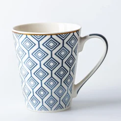 KSP Graphic 'Lattice' Mug - Set of 4 (10.5oz.)