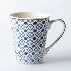 KSP Graphic 'Lattice' Mug - Set of 4 (10.5oz.)