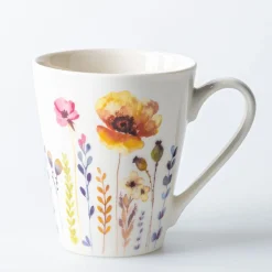 KSP Graphic 'Posey' Mug - Set of 4 (10.5oz.)