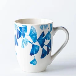 KSP Graphic 'Saison' Mug - Set of 4 (Green Pink Blue Red)