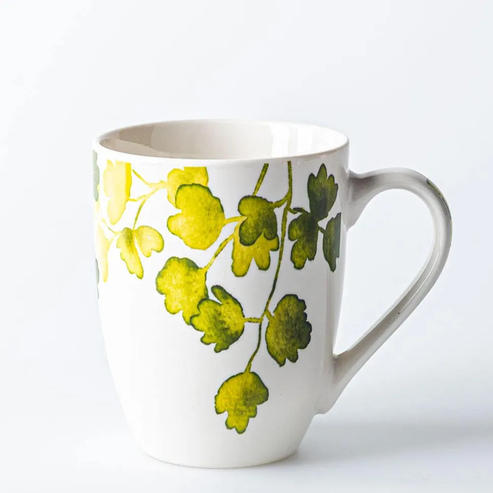 KSP Graphic 'Saison' Mug - Set of 4 (Green Pink Blue Red)