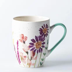 KSP Graphic 'Spring Bouquet' Bullet Mug Set of 4