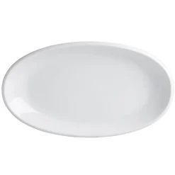 KSP Halo Porcelain Oval Platter (White)