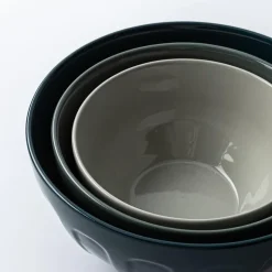 KSP Heirloom 'Faceted' Mixing Bowl - Set of 3 (Green)