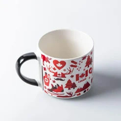 KSP Heritage 'Canadiana' Ceramic Mug 470ml (Red)