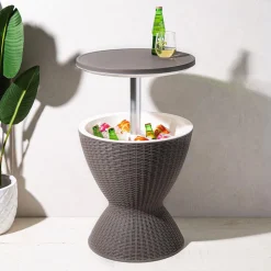 KSP Hourglass Cooler Table 30L (Brown)