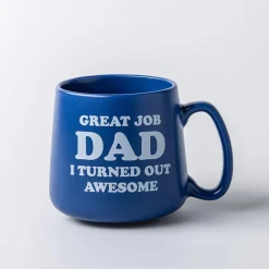 KSP Hug 'Great Job Dad' Porcelain Mug 20oz./580ml (Blue)