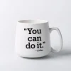 KSP Hug 'You Can Do It' Porcelain Mug 20oz./580ml (White)