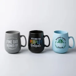KSP Jumbo Belly 'It'S Way Too Peopley Outside' Porcelain Mug 26oz.