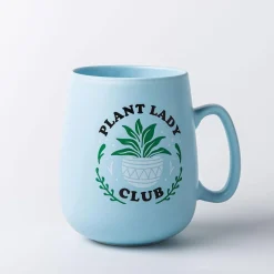 KSP Jumbo Belly 'Plant Lady Club' Porcelain Mug 26oz. (Blue)
