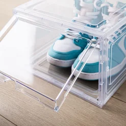 KSP Kicks 'Modular' Shoe Storage Box 36x27x22.4cm (Clear)