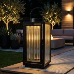 KSP Kindle Solar LED Glass Lantern