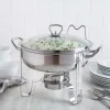 KSP Kuisine Chafing-Buffet Server with Stand (Stainless Steel)