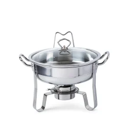 KSP Kuisine Chafing-Buffet Server with Stand (Stainless Steel)