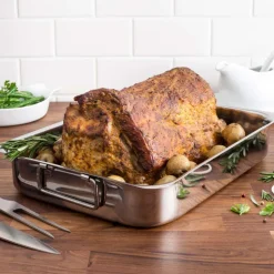 KSP Kuisine Open Roaster with Rack (Stainless Steel)