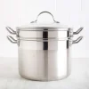 KSP Kuisine Pasta Cooker Combo - Set of 4 (Stainless Steel)