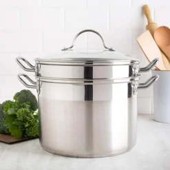 KSP Kuisine Pasta Cooker Combo - Set of 4 (Stainless Steel)