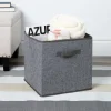 KSP Linea Fabric Storage Cube (Grey) 31 cm sq.