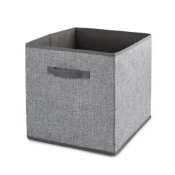 KSP Linea Fabric Storage Cube (Grey) 31 cm sq.
