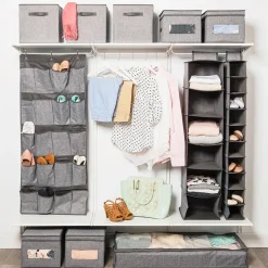 KSP Linea Fabric Storage Cube (Grey) 31 cm sq.
