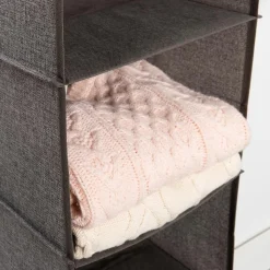 KSP Linea '6-Shelf' Hanging 6-Shelf Org. (Grey) 30 cm sq. x 127 cm