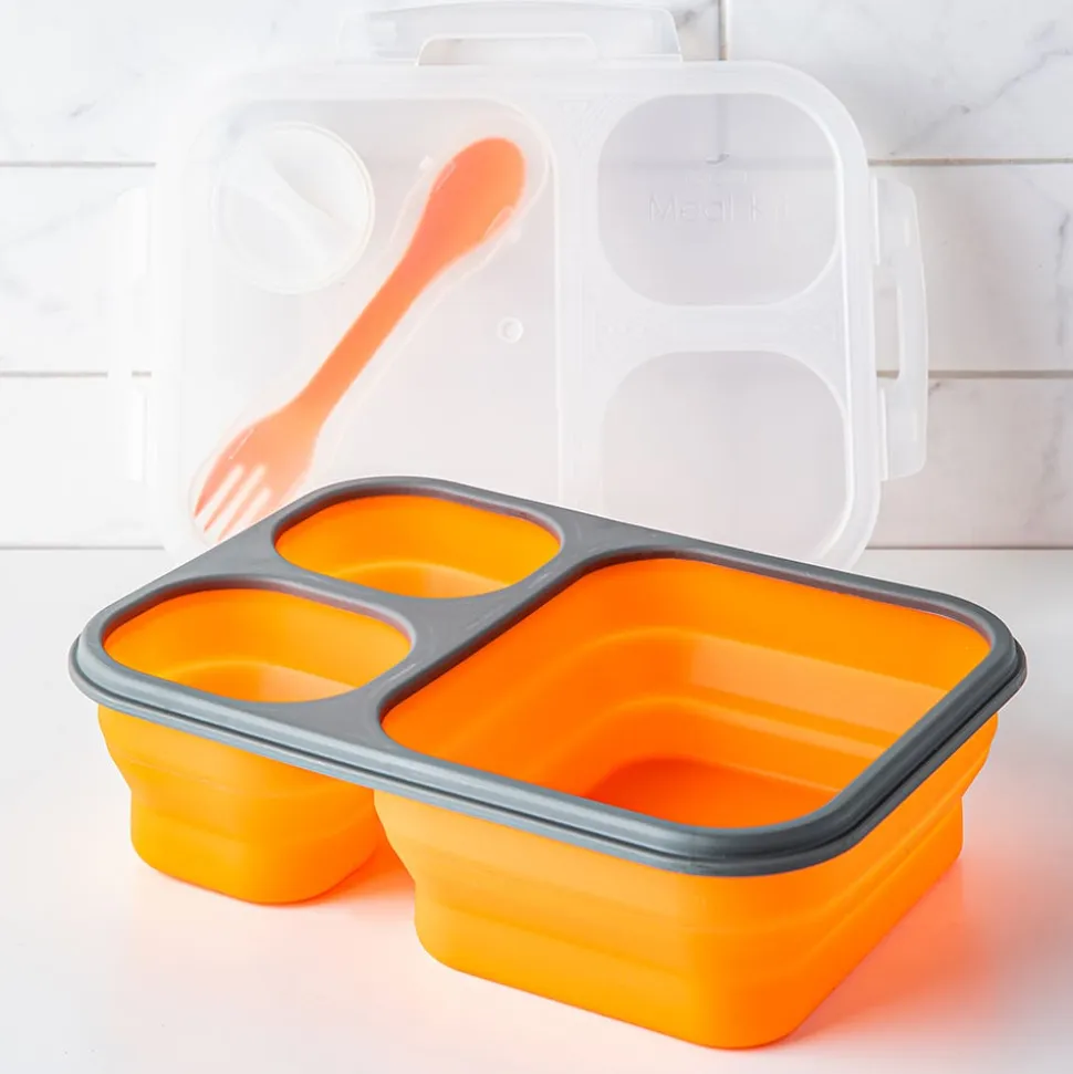 KSP Lunch Pop! Bento 'Rectangle' Silicone Food Container (Asstd.)