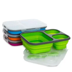 KSP Lunch Pop! Bento 'Rectangle' Silicone Food Container (Asstd.)