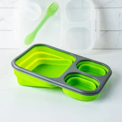 KSP Lunch Pop! Bento 'Rectangle' Silicone Food Container (Asstd.)