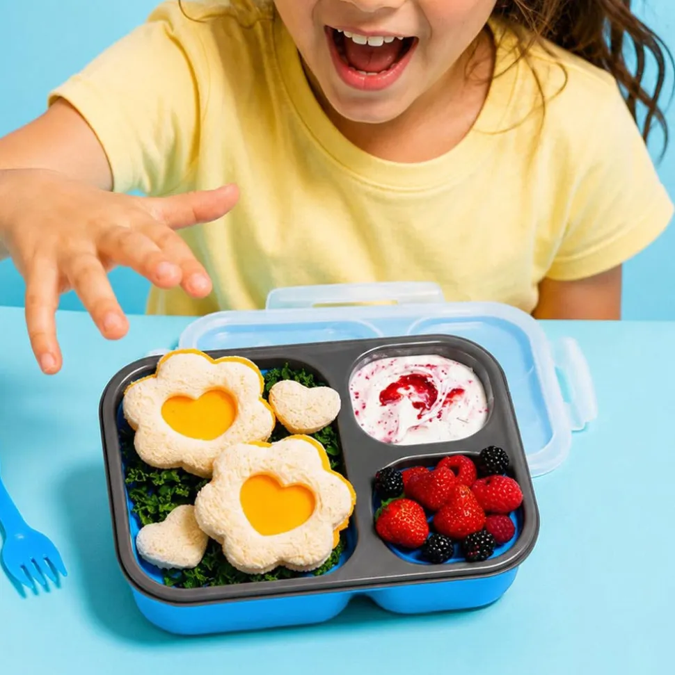 KSP Lunch Pop! Bento 'Rectangle' Silicone Food Container (Asstd.)