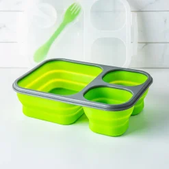 KSP Lunch Pop! Bento 'Rectangle' Silicone Food Container (Asstd.)