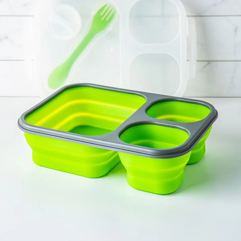KSP Lunch Pop! Bento 'Rectangle' Silicone Food Container (Asstd.)