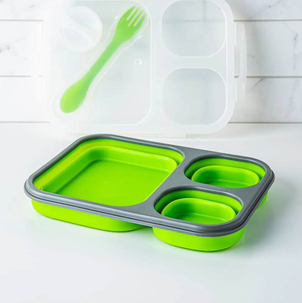 KSP Lunch Pop! Bento 'Rectangle' Silicone Food Container (Asstd.)