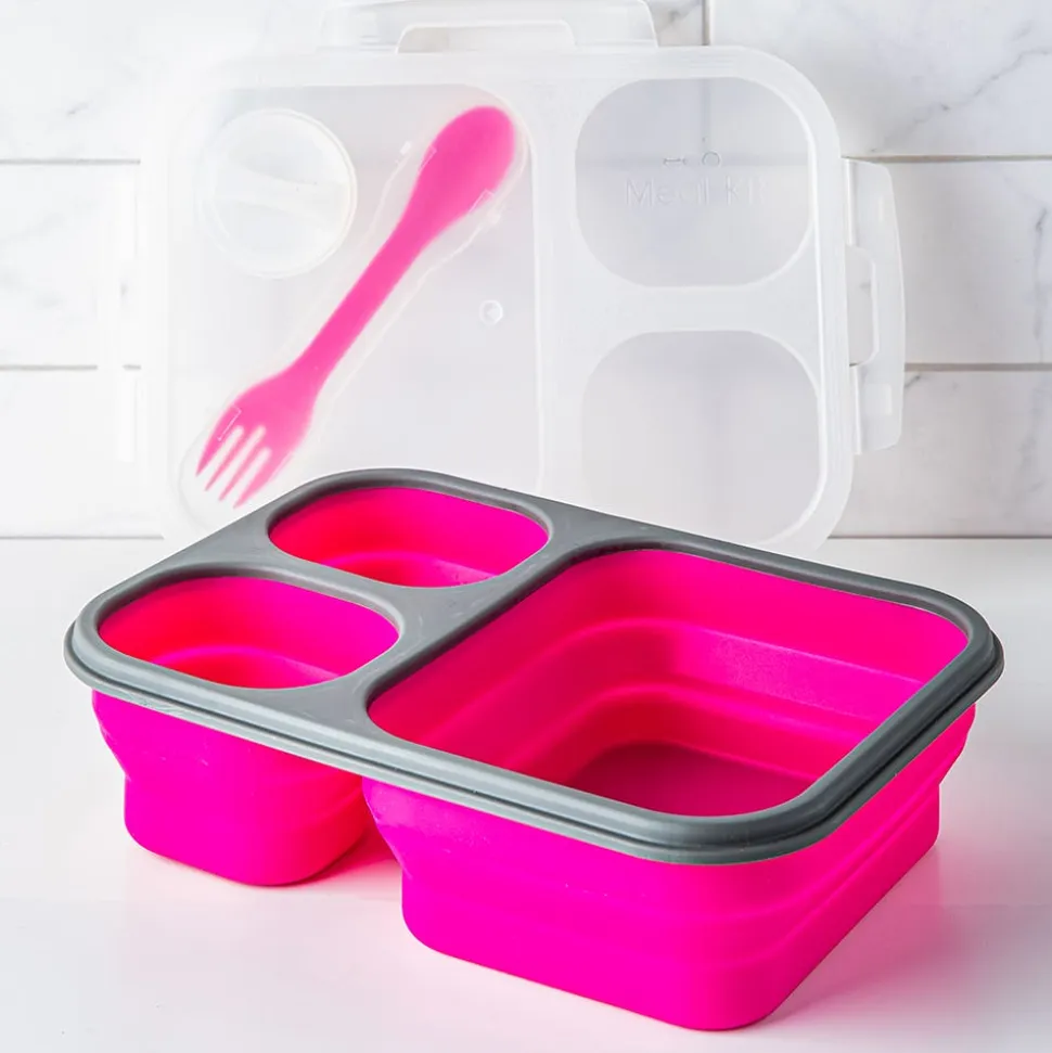KSP Lunch Pop! Bento 'Rectangle' Silicone Food Container (Asstd.)