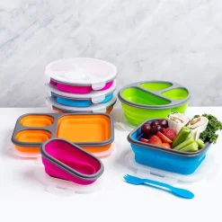 KSP Lunch Pop! 'Rectangle' Silicone Food Container (Asstd.)
