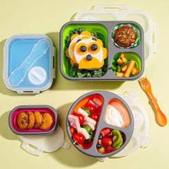KSP Lunch Pop! 'Rectangle' Silicone Food Container (Asstd.)