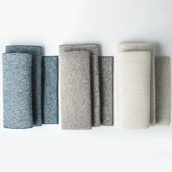 KSP Luxedry Heathered Microfiber Dish Drying Mat - Set/3 (Denim)