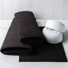 KSP Luxedry Herringbone Microfiber Dish Drying Mat - Set/3 (Black)