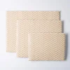 KSP Luxedry Herringbone Microfiber Dish Drying Mat - S/3 (Beige)