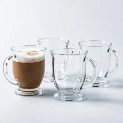 KSP Macchiato Glass Coffee Mug - Set of 4