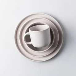 KSP Madison Stoneware Dinnerware - Set of 16 (Off White)