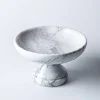 KSP Marbelle Marble Footed Fruit Bowl (7.9" Dia.)