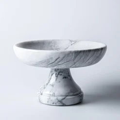 KSP Marbelle Marble Footed Fruit Bowl (7.9