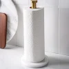 KSP Marbelle Upright Paper Towel Holder (Marble/Gold)